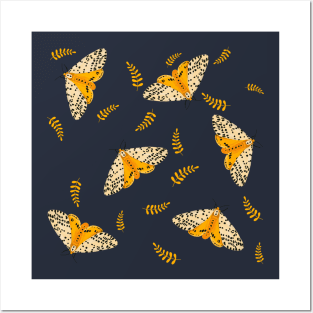 Yellow butterflies Posters and Art